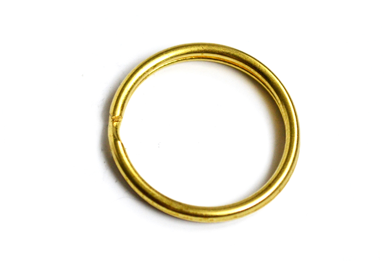 Кольцо для ключей круглое 32 мм, латунь [USM328]