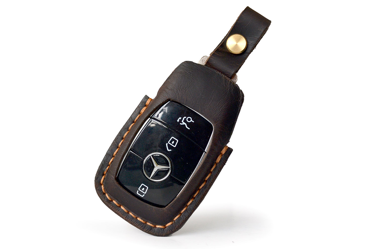 Чехол для смарт ключа Mercedes Benz 2018, коричвый [UGME230]