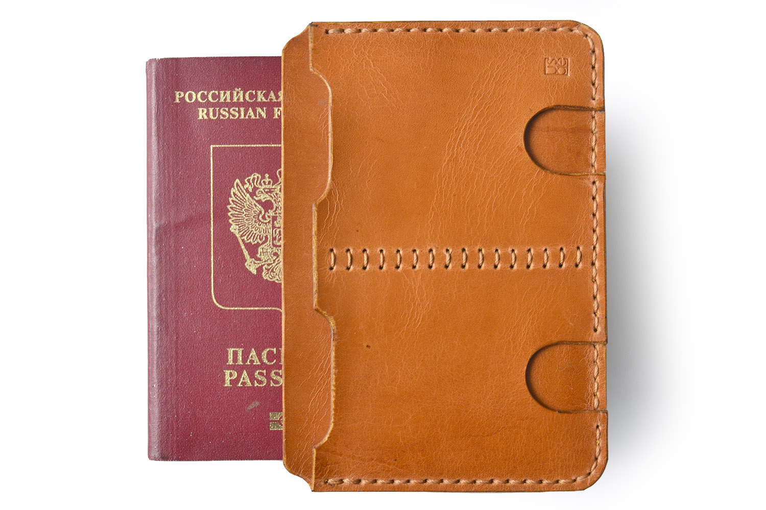 Чехол для паспорта Uno из зеленой кожи